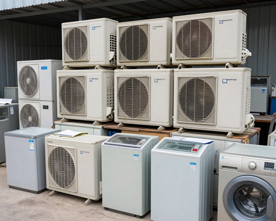 أجهزة كهربائية قديمة للبيع كسكراب