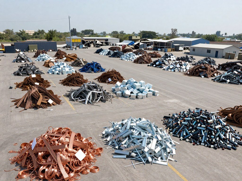 أنواع السكراب المختلفة - حديد نحاس ألمنيوم