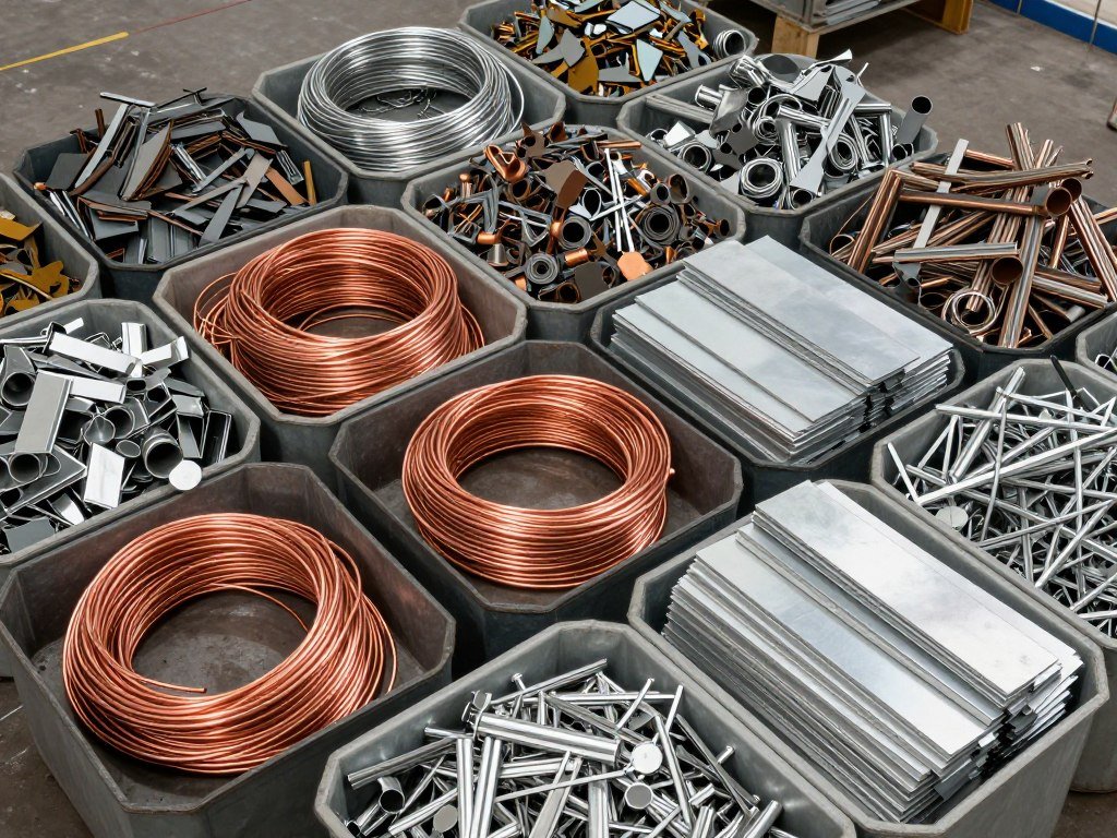 أنواع السكراب المختلفة - حديد ونحاس وألمنيوم