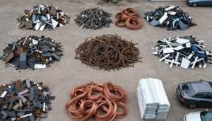 أنواع السكراب - حديد نحاس ألمنيوم وسكراب السيارات