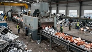 إعادة تدوير السكراب الكويت - عملية معالجة المعادن