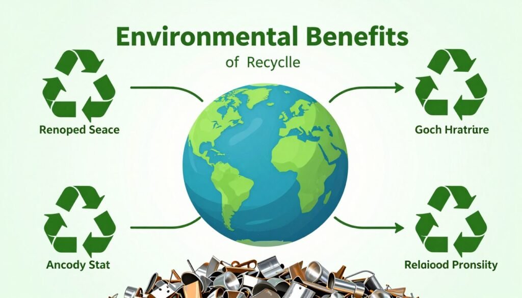 الفوائد البيئية لإعادة تدوير السكراب