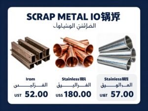 جدول أسعار السكراب اليومية مع مختلف أنواع المعادن