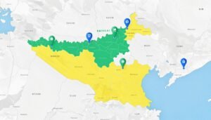 خريطة الكويت توضح مناطق تقديم خدمات شراء السكراب