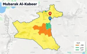 خريطة تغطية خدمة شراء سكراب في مبارك الكبير وجميع مناطق الكويت