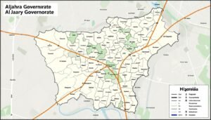 خريطة مناطق شراء سكراب الجهراء تشمل النسيم والقصر وتيماء