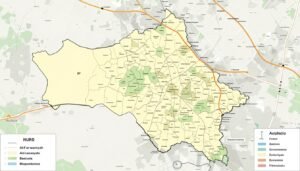 خريطة منطقة الفروانية في الكويت توضح نطاق خدمة شراء السكراب