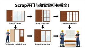 خطوات بيع سكراب ابواب وشبابيك في الكويت