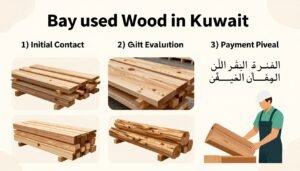 خطوات عملية شراء الخشب المستعمل في الكويت خطوات عملية شراء الخشب المستعمل في الكويت