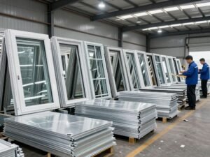 سكراب ألمنيوم متنوع من أبواب وشبابيك ومخلفات صناعية