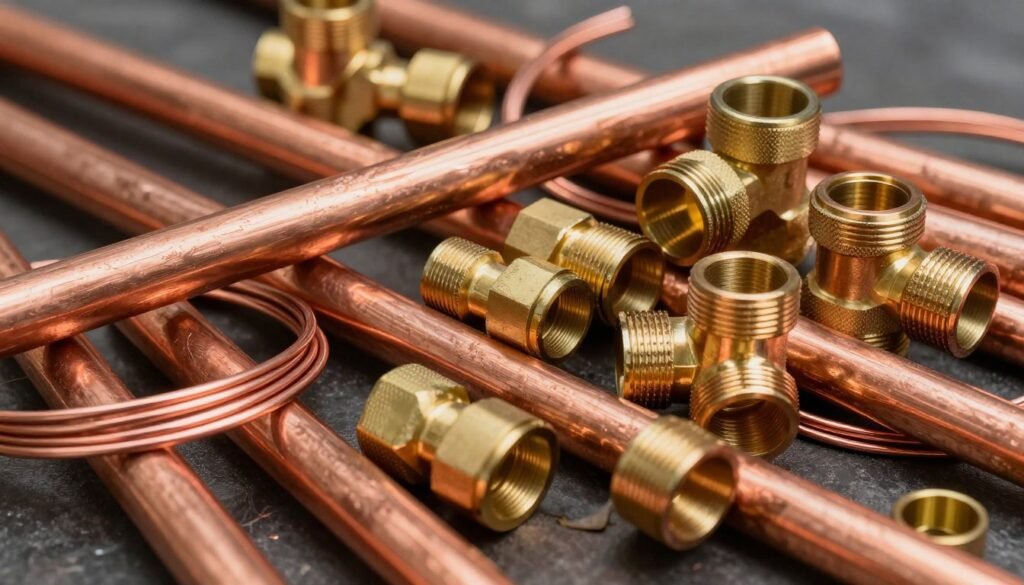 سكراب النحاس - أنابيب وأسلاك نحاسية