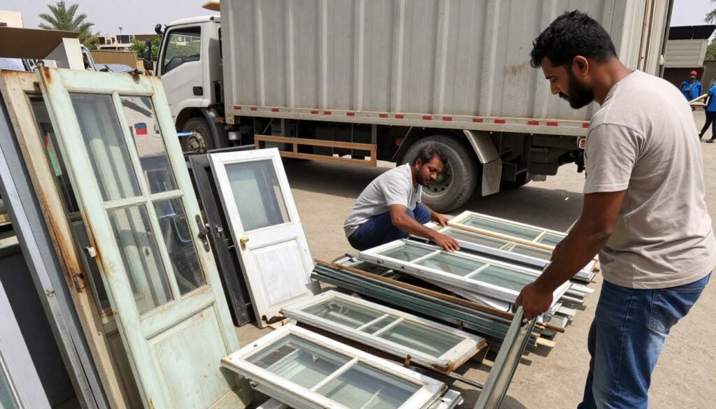 شراء سكراب ابواب وشبابيك