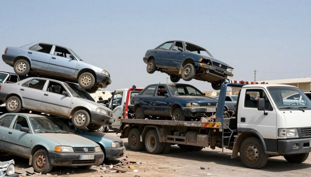 شراء سيارات سكراب التالفة في الفنطاس