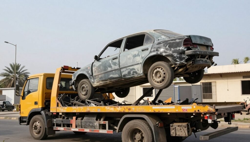 شراء سيارات سكراب في المنقف - خدمة استلام فوري