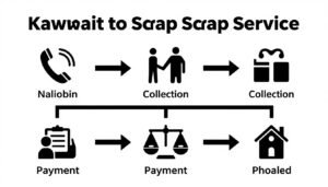 عملية بيع السكراب في سكراب الكويت