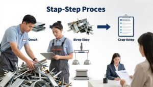 عملية شراء السكراب الكويت - خطوات الخدمة