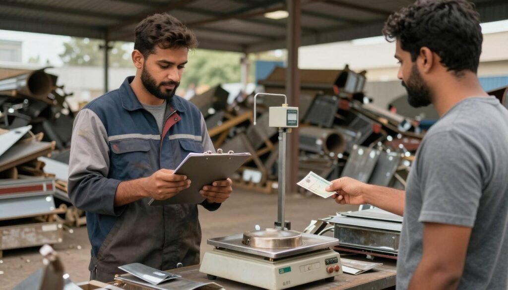 عملية شراء السكراب في الفنطاس - خطوات بيع الخردة