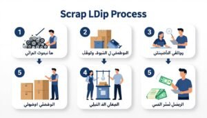 عملية شراء السكراب - من الاتصال حتى الدفع النقدي