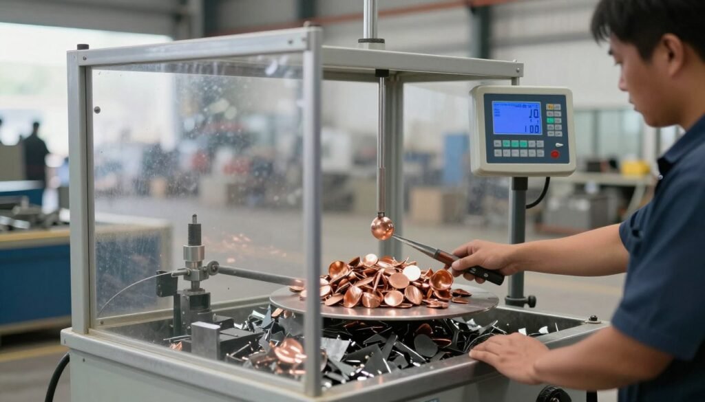 عملية وزن السكراب بموازين معتمدة