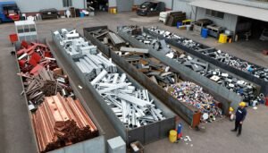 مجموعة متنوعة من قطع السكراب المصنفة حسب النوع