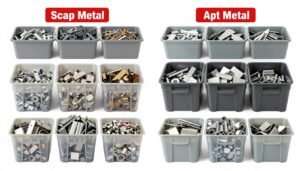 نصائح لبيع السكراب بأفضل الأسعار - فرز وتنظيف المواد