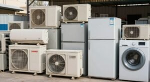 الأجهزة الكهربائية القديمة القابلة إعادة التدوير