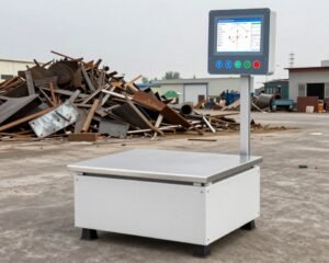 عملية وزن السكراب بميزان معتمد