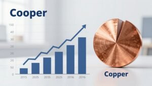 محفظة استثمارية متنوعة تشمل النحاس