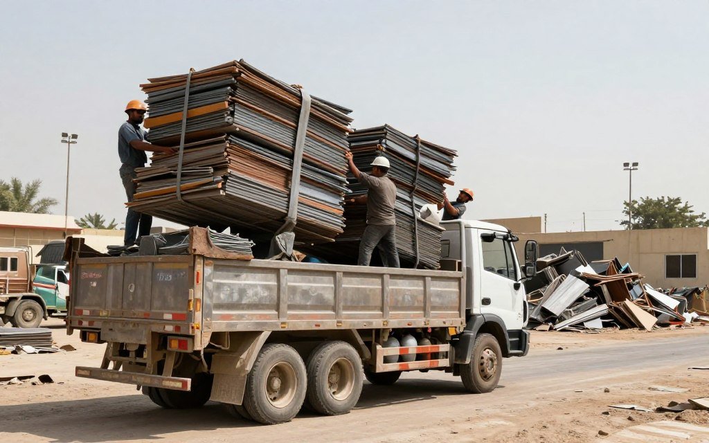 تحميل الخردة بأمان تحميل الخردة بأمان
