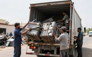 تحميل الخردة ونقلها من موقع العميل
