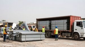 نقل ورفع السكراب من موقع في غرناطة